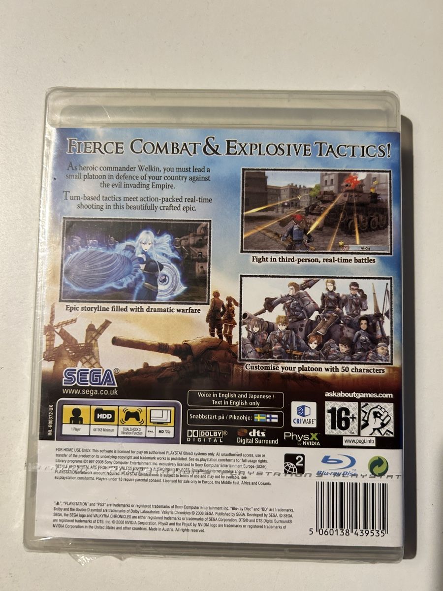Giochi: Valkyria Chronicles PS3 sealed – Nuovo (secondo la descrizione) da Pully venduto da PongDayOne 2