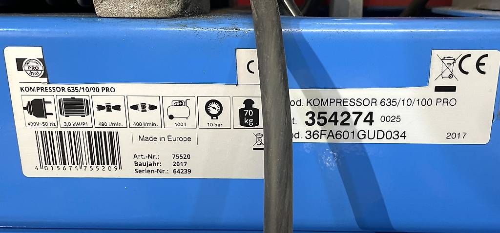 Compressori: Güde Kompressor 400V – Usato da Zürich venduto da cutyswiss 2
