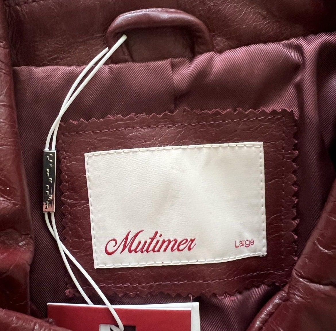 Jacken: Mutimer Bordeaux Lederjacke Grösse L NEU – Neu und originalverpackt aus St. Gallen von ome_g8v2 3