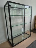 Vitrine / Schrank Glas Metall mit 4 Einlegeböden