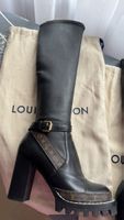Louis Vuitton Leather High Heel Boots – Size 35.5 (fits 36)