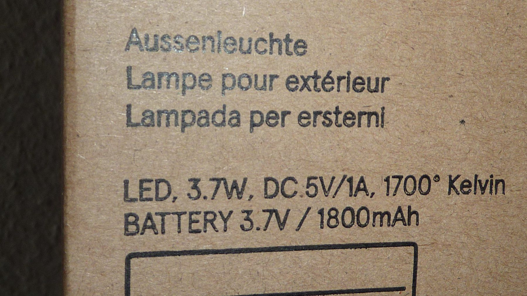 Micasa Lampes: aussenlampe – Neuf (Voir description) à Füllinsdorf par pmarkus 4