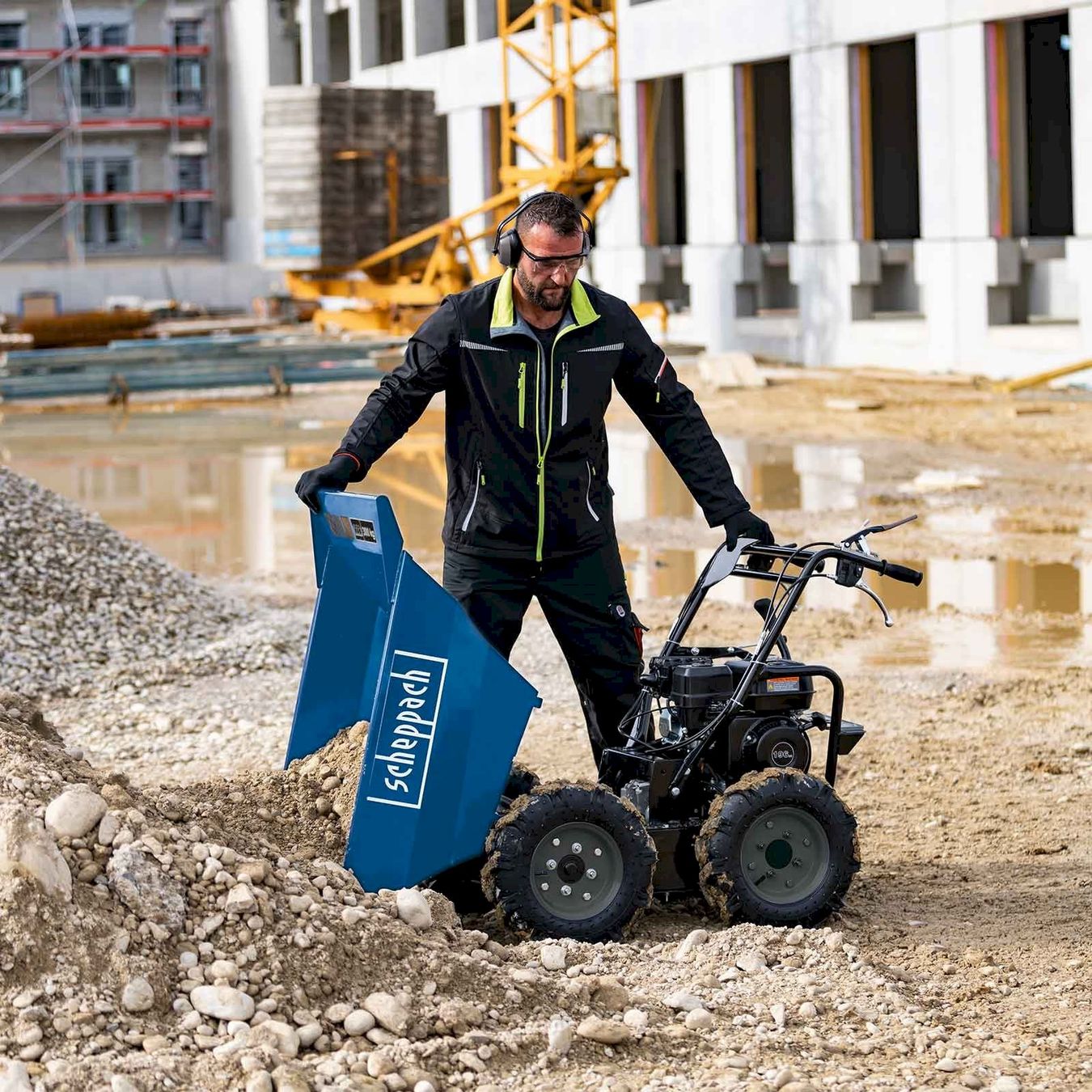 Camions-bennes: Scheppach DP 3000 Benzin-Dumper 300kg – Neuf avec emballage d'origine à Bottighofen par zaap 2