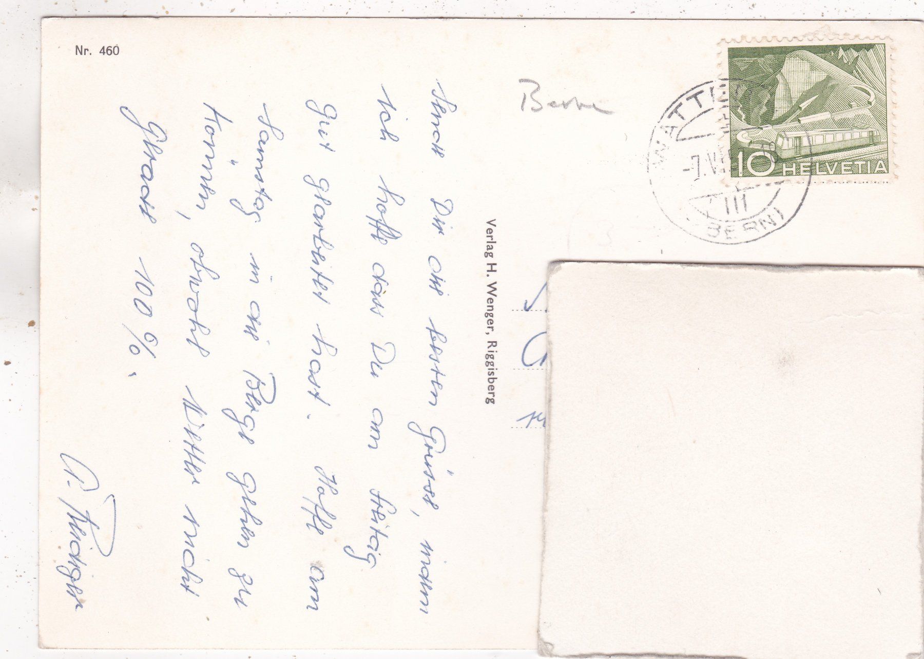 Ansichtskarten: Wattenwil 1957 – Gebraucht aus Herisau von Lisegrat2008 1