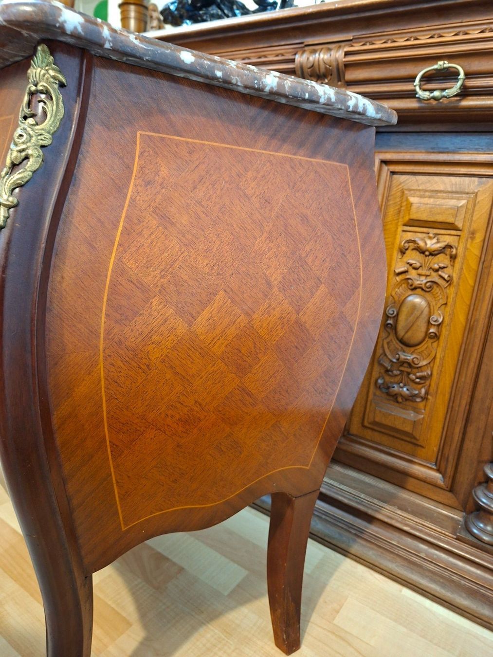 Kommoden: Antike Kommode Louis XV Stil mit Marmorplatte – Gebraucht aus Steffisburg von ZeitReise_ 5