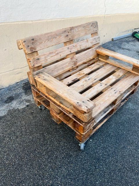Liegen & Liegestühle: Paletten Lounge 1 Stk. - Liege – Gebraucht aus Altbüron von Februar26