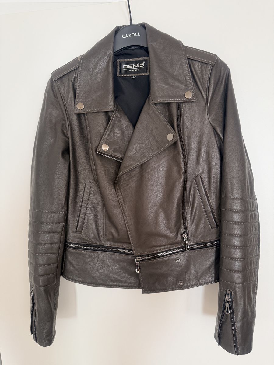 Giacche: Stylish Leather Jacket - Size S - brown like new – Nuovo (secondo la descrizione) da Altendorf venduto da Alovely 1