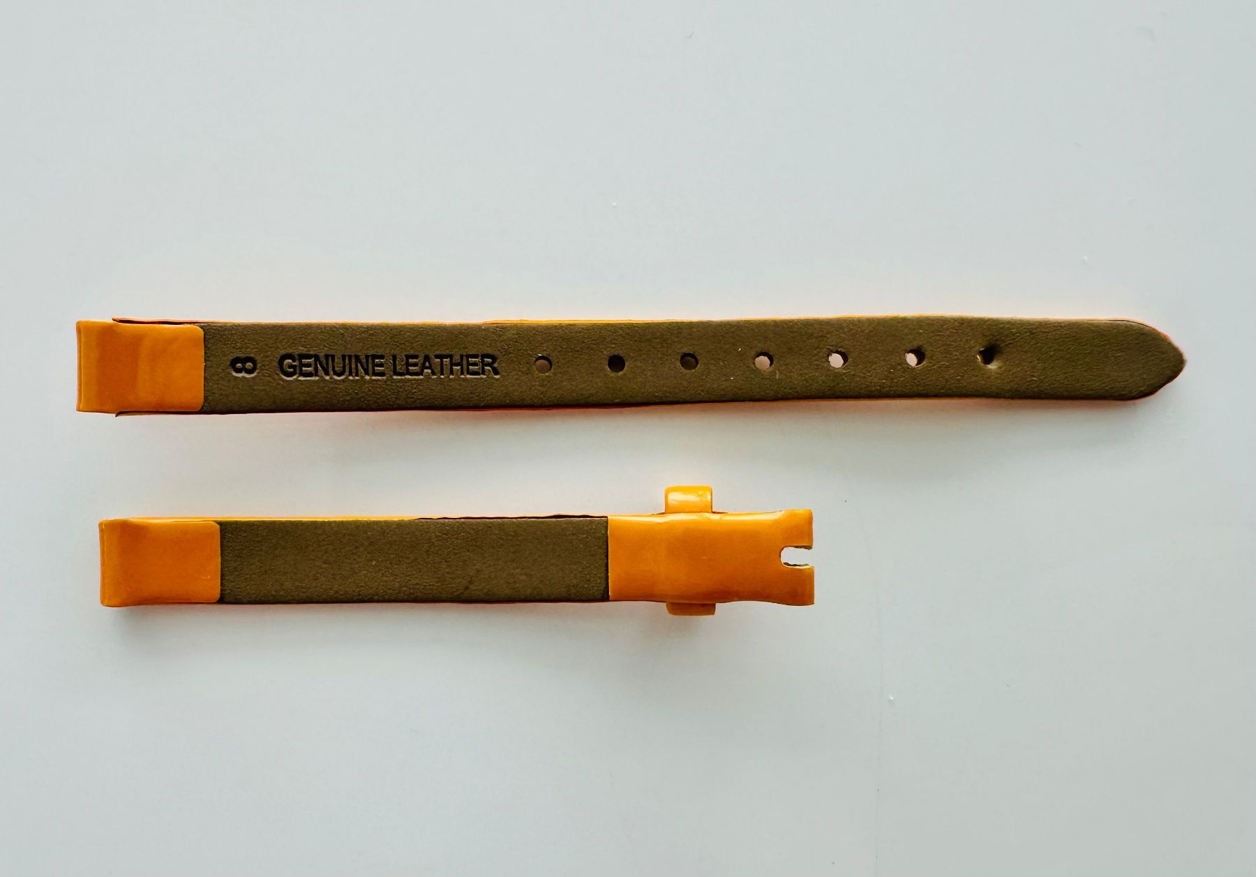 Bracciali & Braccialetti: NEUF - BRACELET CUIR ORANGE 8 mm – Nuovo (secondo la descrizione) da Conthey venduto da advisia 1