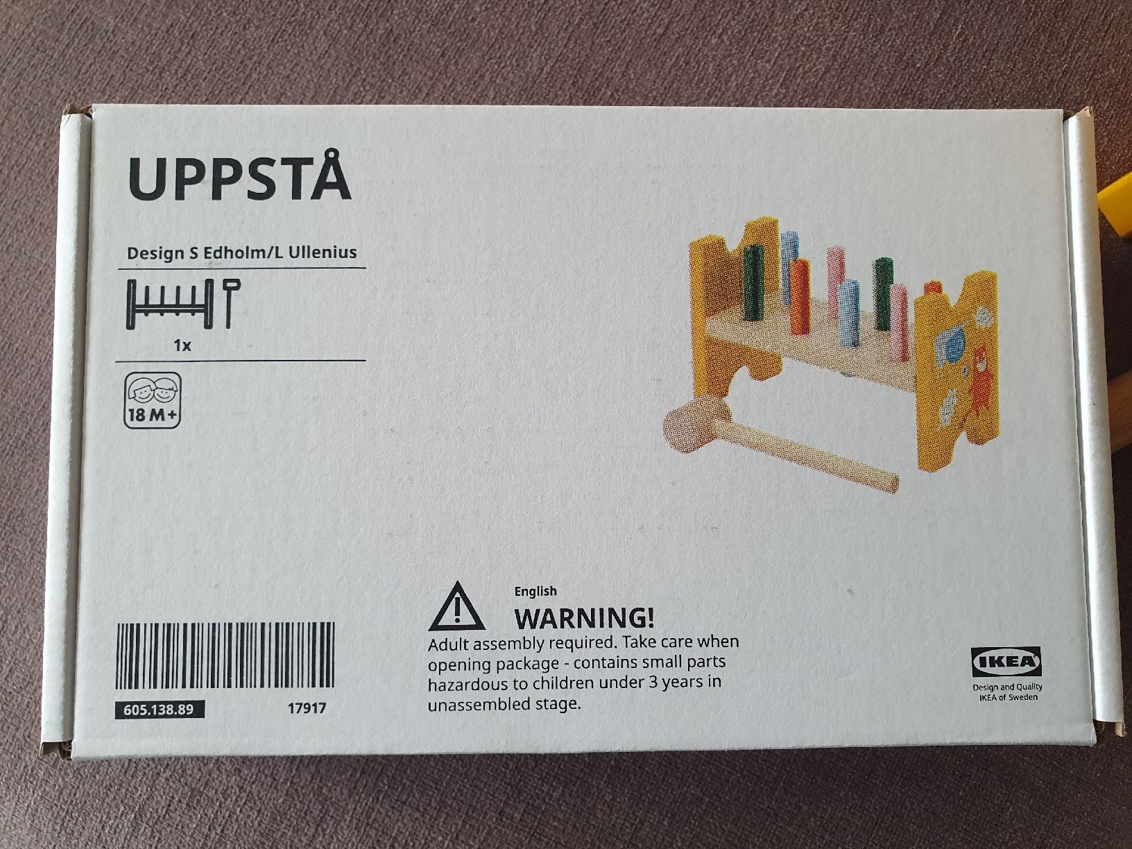 Ikea Giocattoli: Ikea Uppsta Hammerblock – Nuovo (secondo la descrizione) da Thun venduto da Zuzi84 2