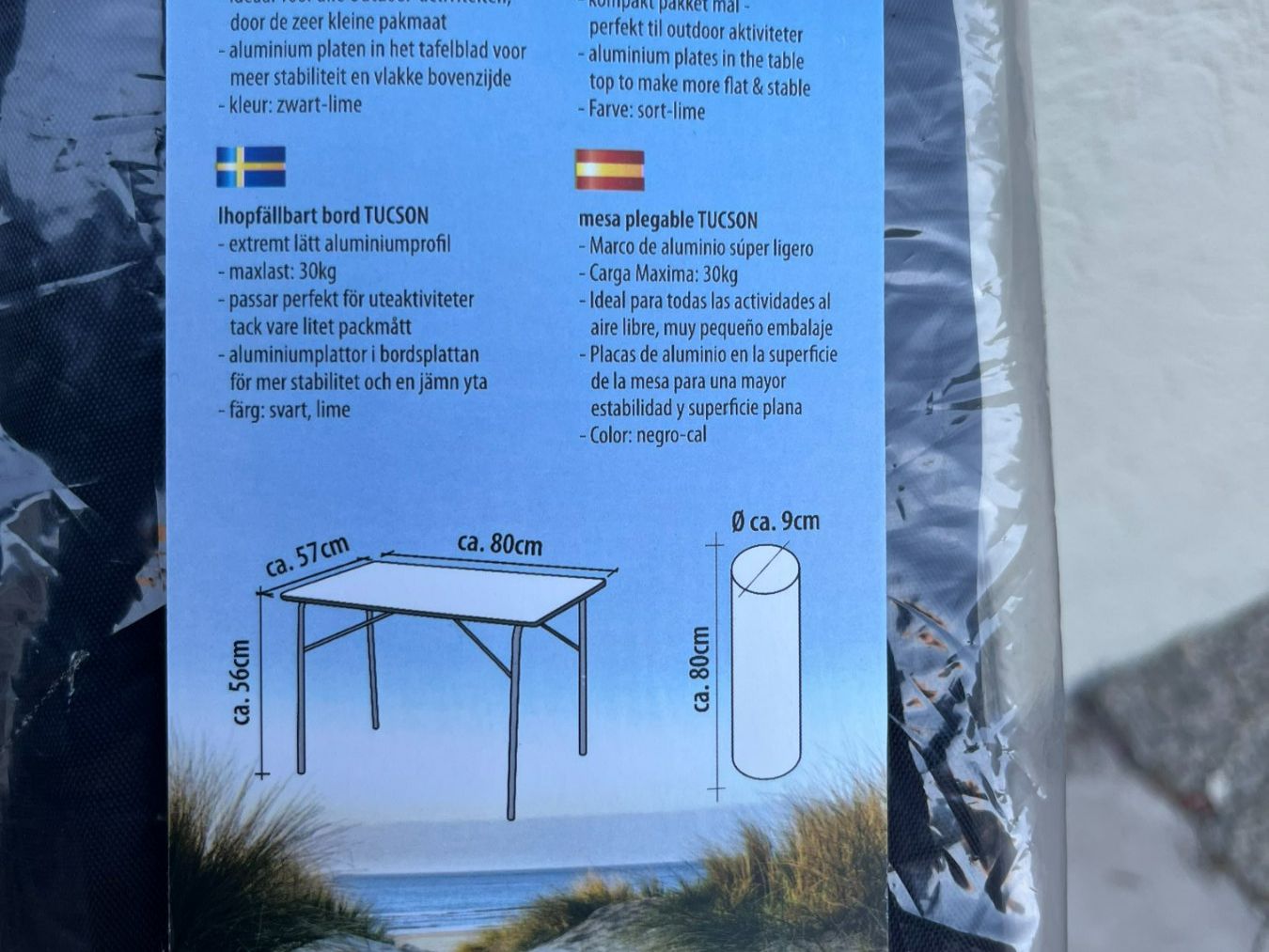 Tavoli: Tucson Camping Falttisch – Nuovo e nell'imballaggio originale da Wiler (Lötschen) venduto da comidaem 2