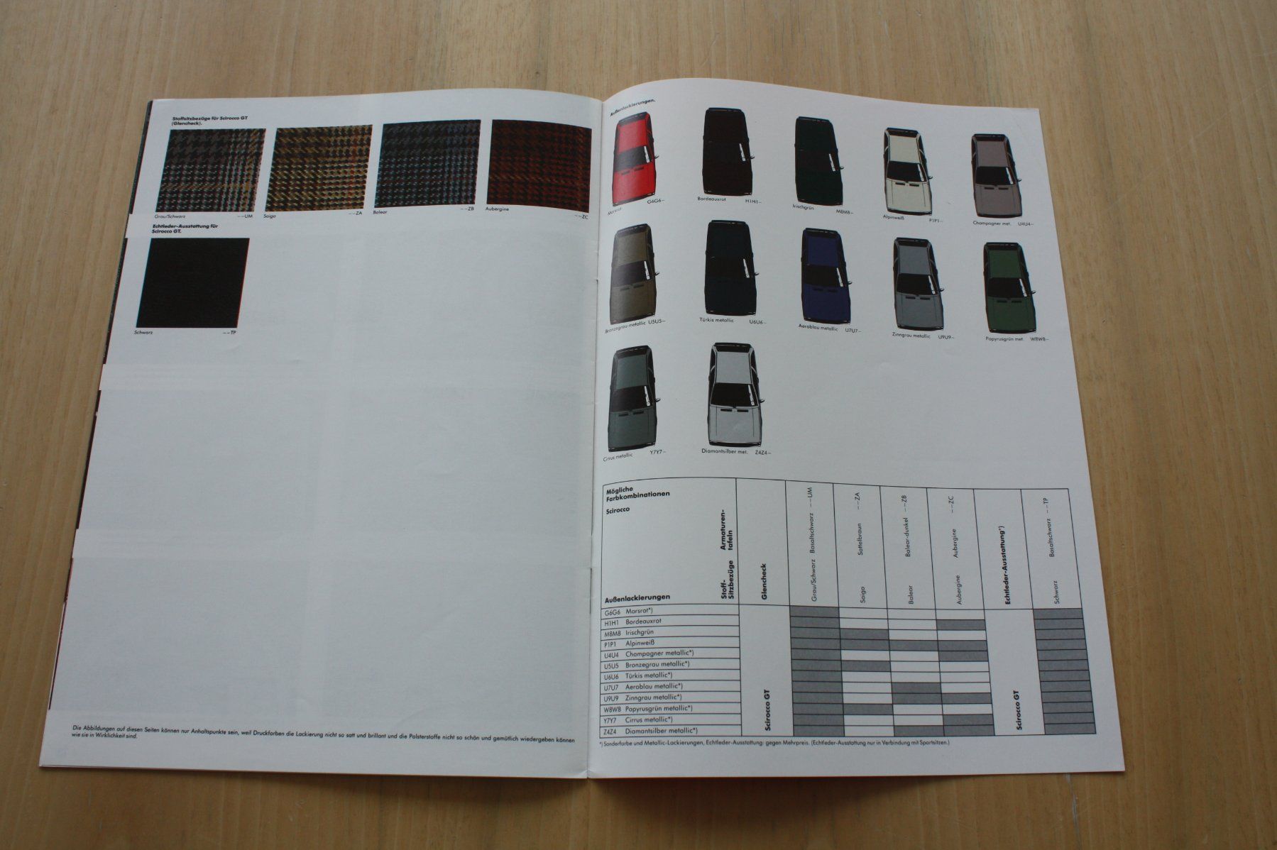 VW Documenti: VW Scirocco Prospekt 1/1984 – Usato da Wikon venduto da erwin400 7