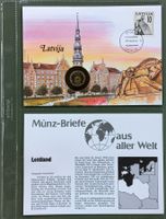 Münzbrief Lettland 🇱🇻 1992