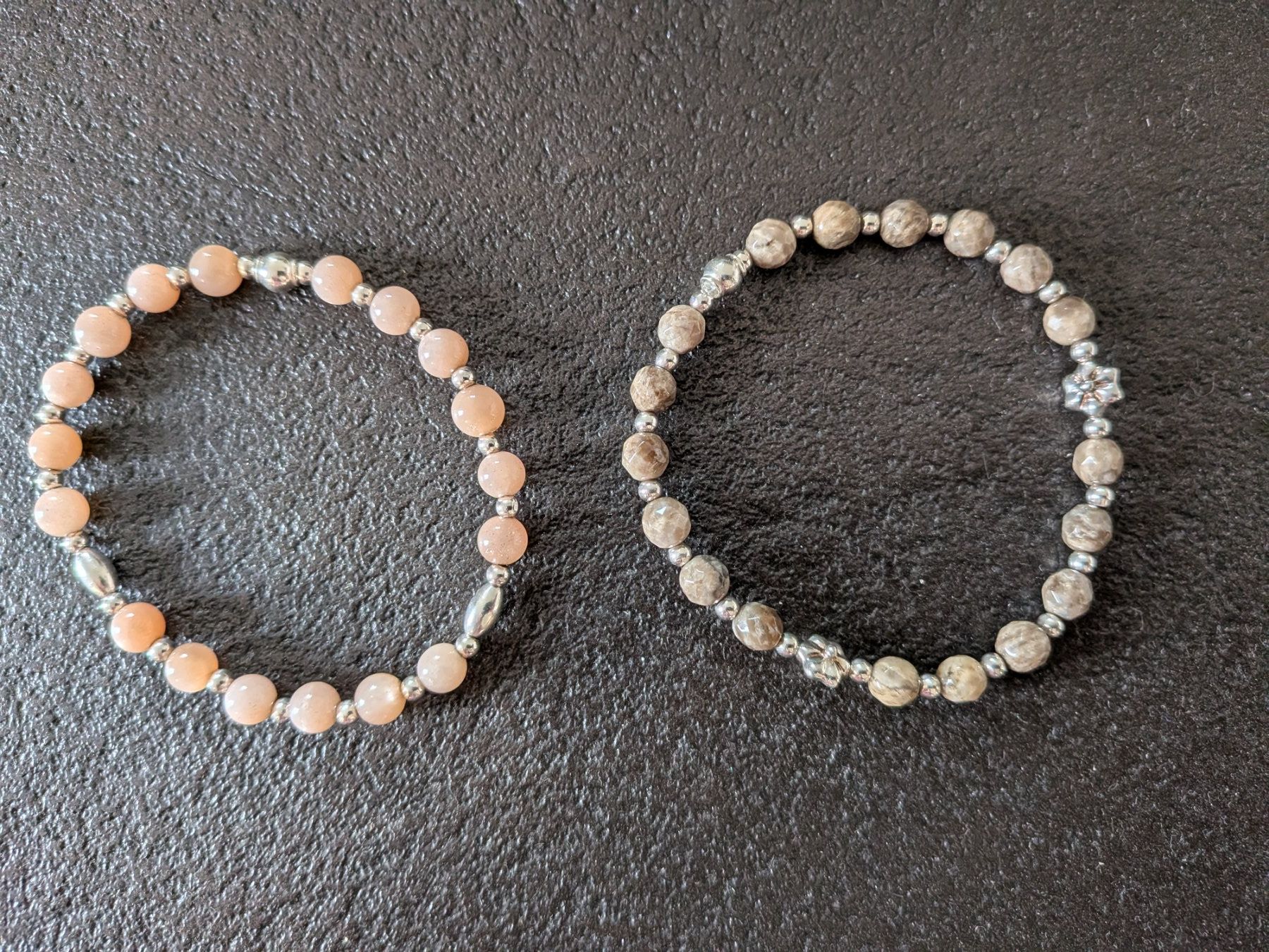 Bracciali & Braccialetti: 2x Armbänder mit Steinen und echten Silberteilen – Usato da Wohlen AG venduto da Tikale 2