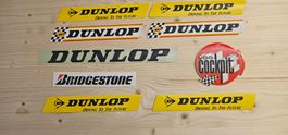 Dunlop,  Bridgestone, VDO Aufkleber Sticker