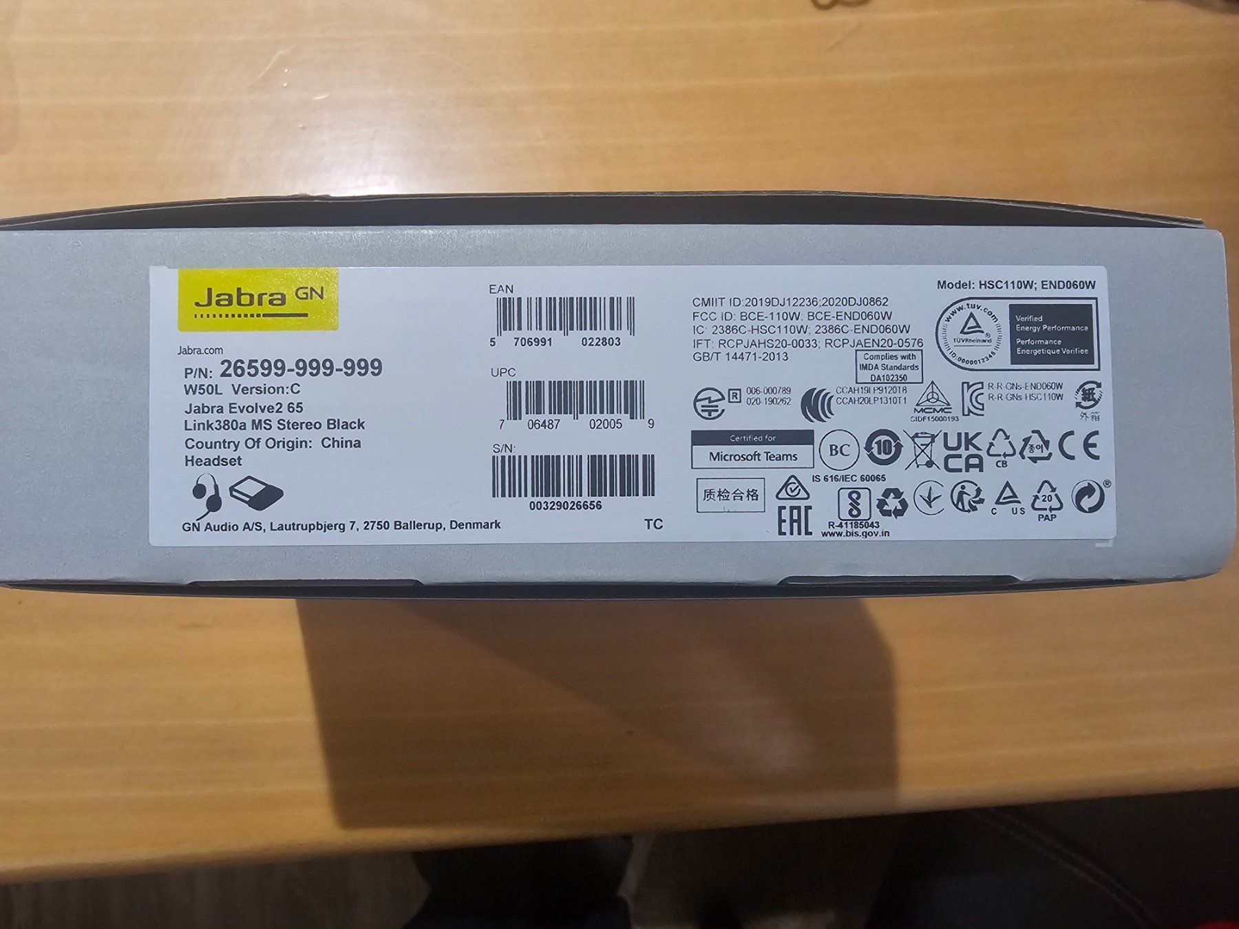 Jabra Cuffie: Jabra Evolve2 65 MS Kabellos, USB-A, Microsoft Teams – Usato da Zollbrück venduto da gueschu01 2