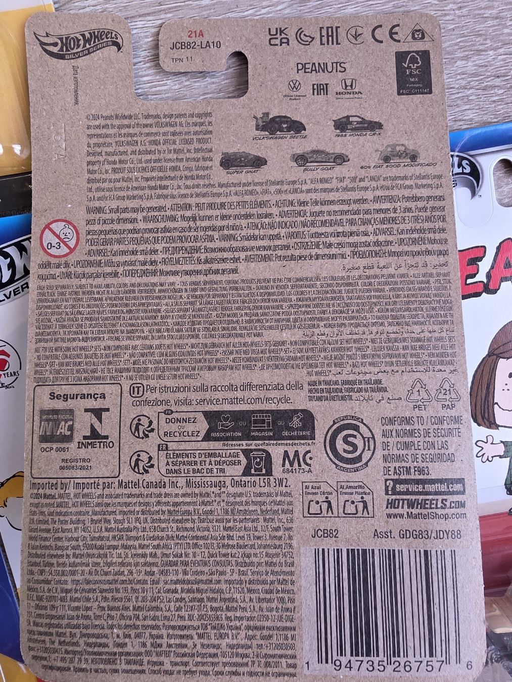 Hot Wheels Modellini d'auto: Hot Wheels Peanuts Autos 5er Set Neu – Nuovo (secondo la descrizione) da Untervaz venduto da Mudskipper 1