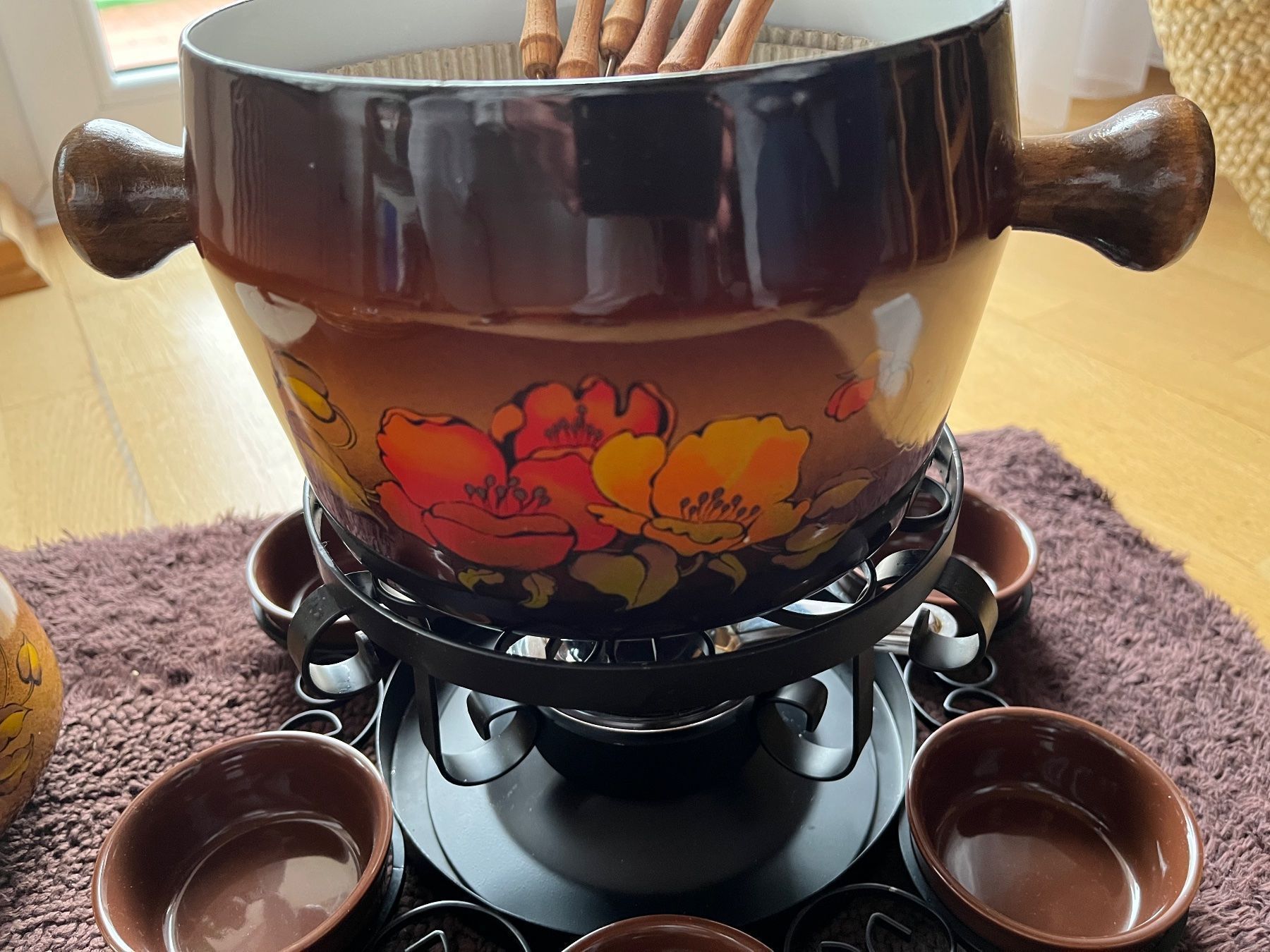 Set di piatti: Fondue Set komplett – Nuovo (secondo la descrizione) da Neuenhof venduto da Himmel2 3