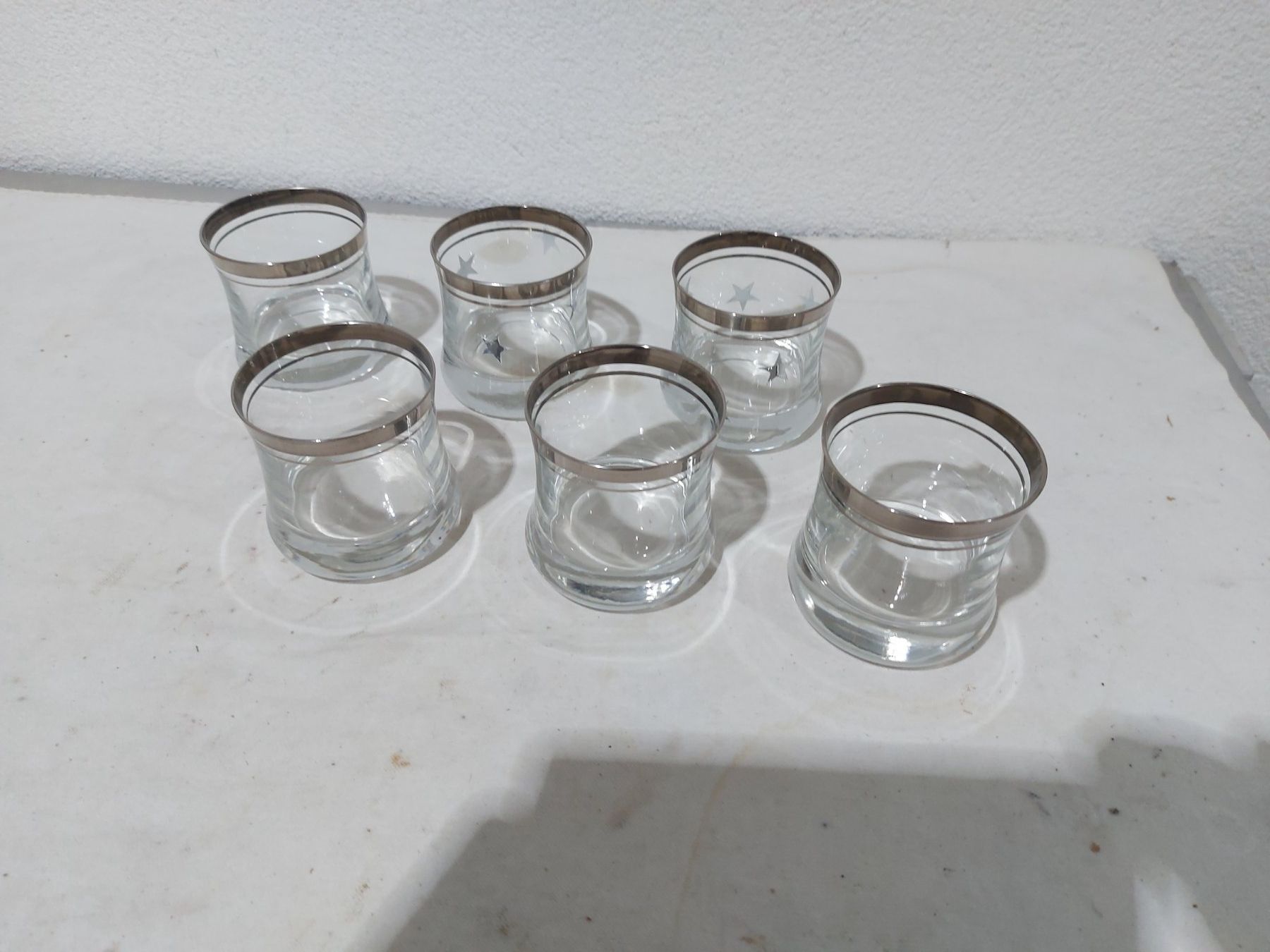 Bicchieri: 6er Set edle Gläser mit Silberrand & Sternenmuster – Usato da Rheinau venduto da profitronic.shop 8