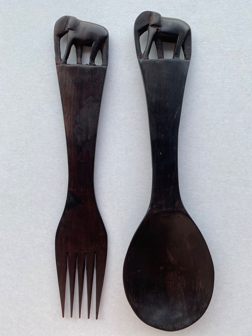 Bestecksets: Holz Salatbesteck mit Elefanten‑Design – Neu (gemäss Beschreibung) aus Basel von ane_82yg 2