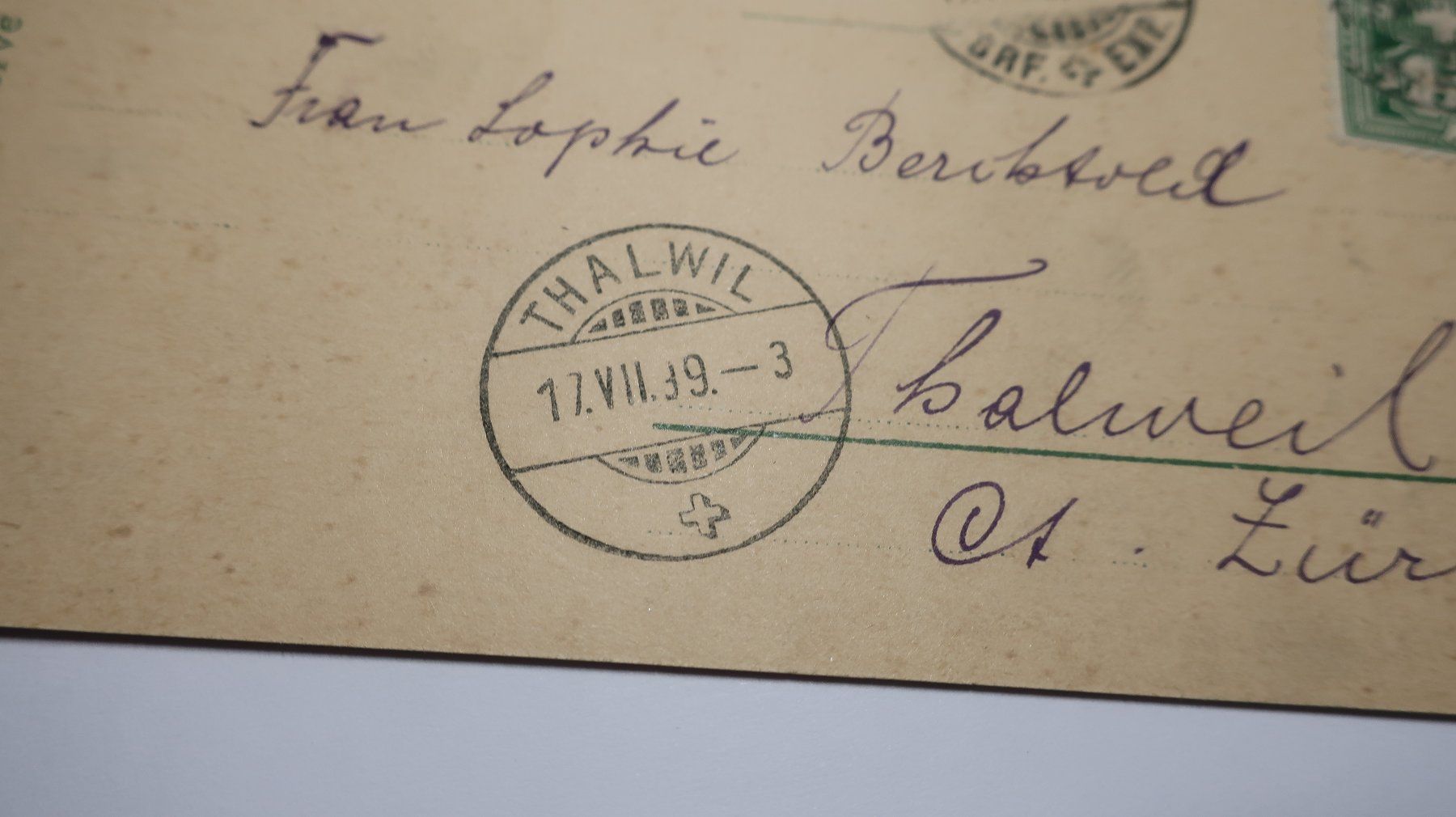 Ansichtskarten: Gruss vom Faulhorn  1899 – Gebraucht aus Cormoret von Pascalll2001 8
