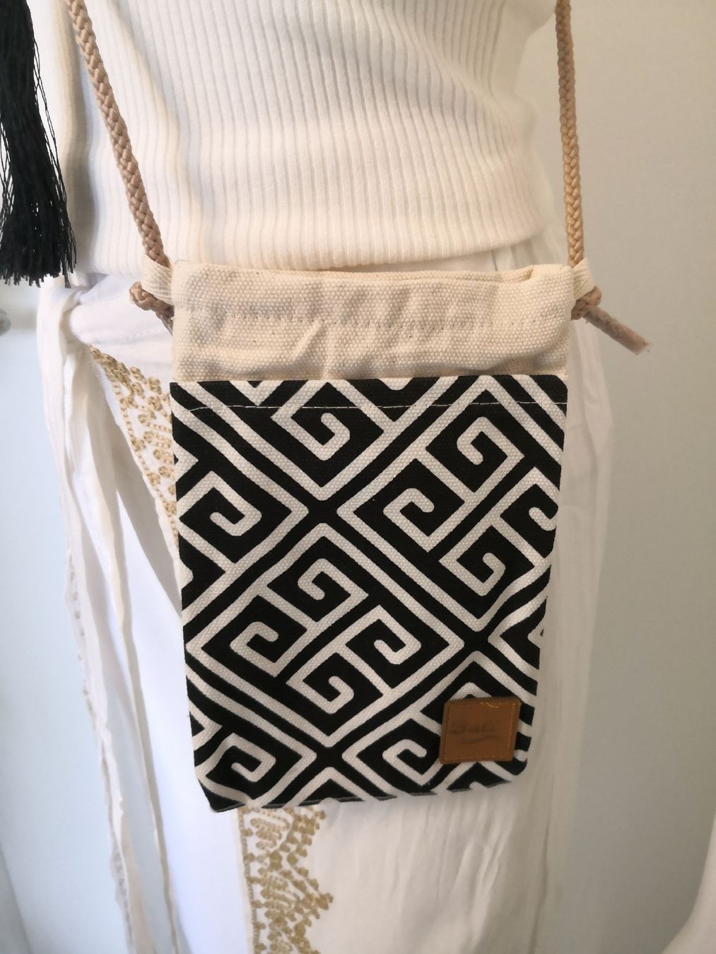 Taschen: 🤩BOHO-CHIC TASCHE SCHWARZ-WEISS NEU – Neu (gemäss Beschreibung) aus Olten von Naja-Twins-Twins 7