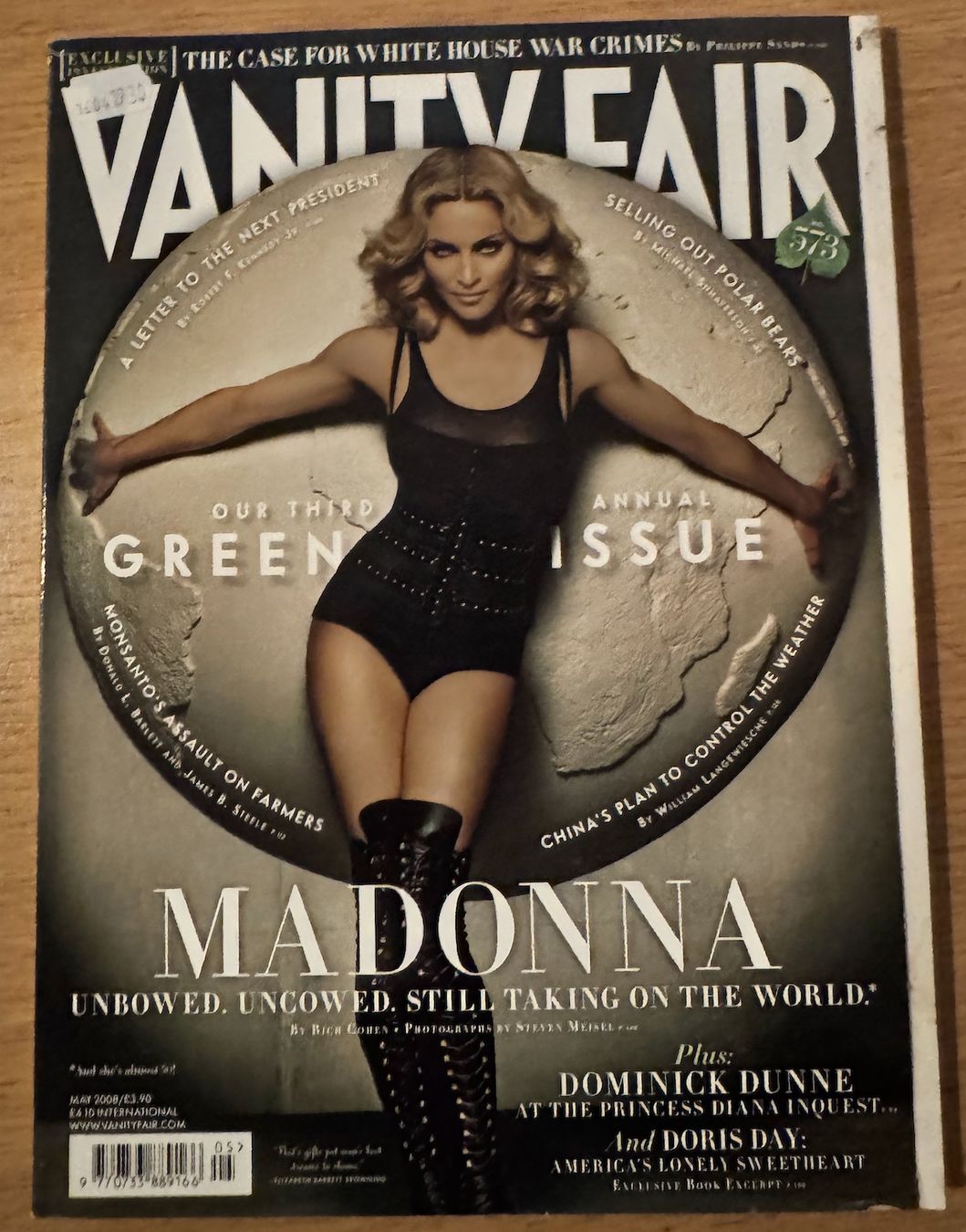 Riviste & Magazine: Madonna VANITY FAIR Magazine Mai 2008 – Usato da Lausanne venduto da davzic