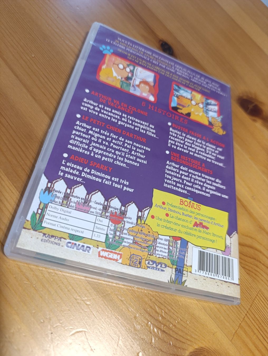 Tutti i DVDs: Le Petit chien d'Arthur DVD – Usato da Prangins venduto da Timband 1