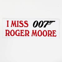 I MISS 007 ROGER MOORE Sticker 23x7,5cm