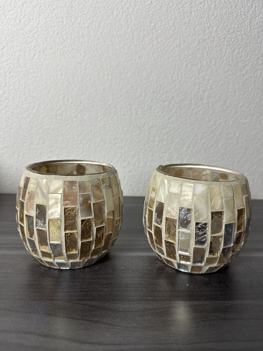 Portacandele: Mosaik Windlicht Glas – Usato da Aarburg venduto da Tonija