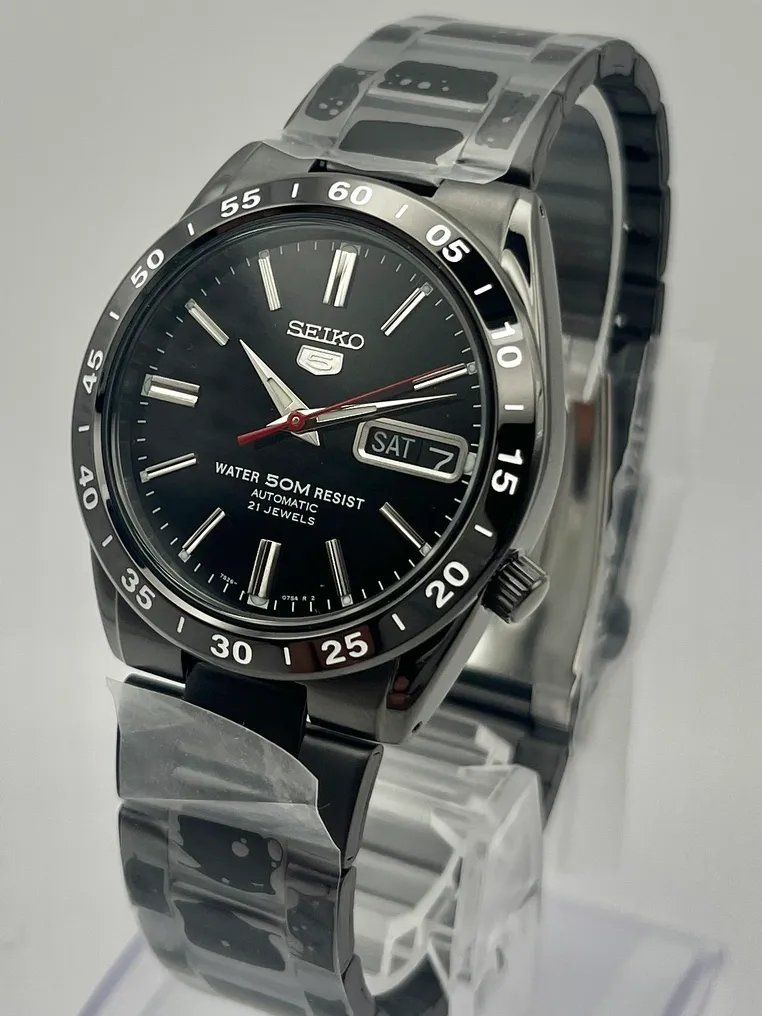 Seiko Uhren: SEIKO 5 AUTOMATIC Black Dial Men's Watch Ref. szen008 - 7S26 – Neu und originalverpackt aus ORIGLIO von Mao2 6
