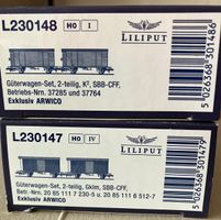 2 Güterwagen-Set, 2 teilig, L230147 und L230148