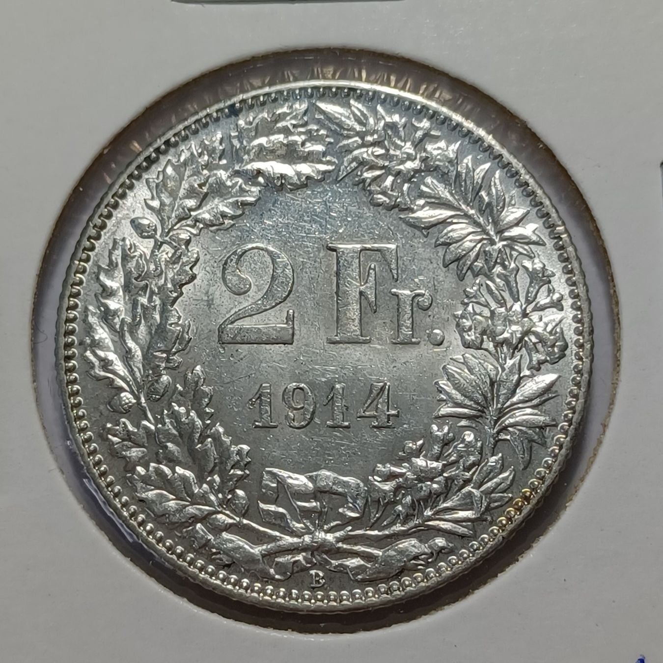 Tutti le monete: 2 Franken 1914 vz – Usato da Pfäffikon ZH venduto da Schweizer_Muenzen