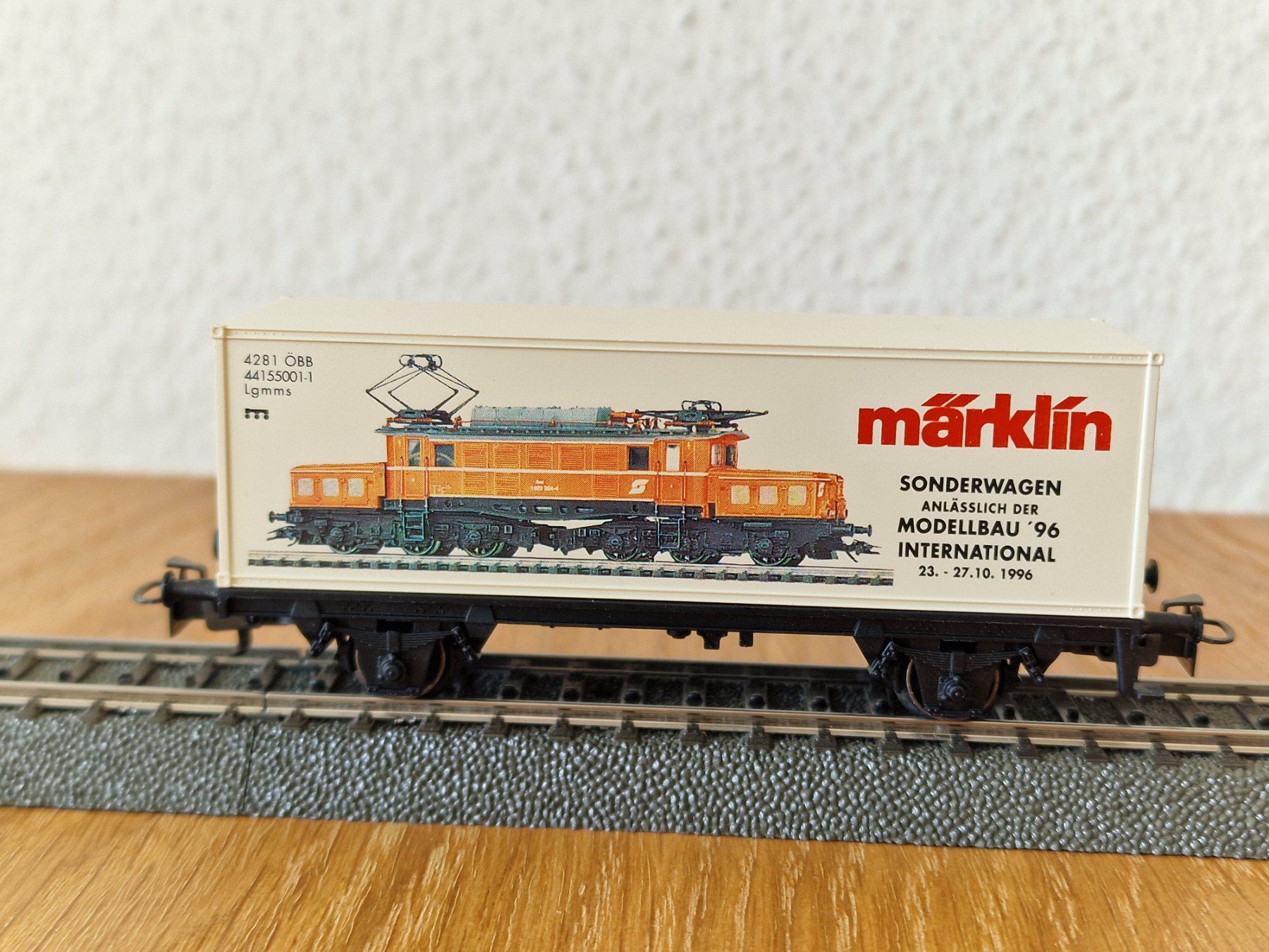Märklin Modelleisenbahnen: Märklin Sonderwagen Modellbau 96 – Gebraucht aus Matten b. Interlaken von lor_hr9w