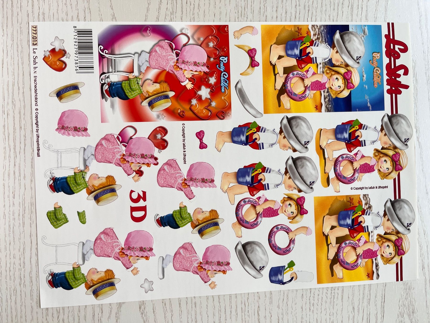 Kit bricolage: 1 Set Kartenbögen mit 10 Designs – Nuovo e nell'imballaggio originale da Büsserach venduto da bor_s88m 8