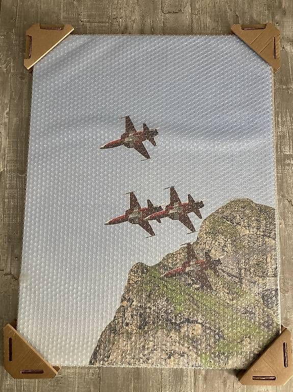 Poster & Bilder: Patrouille Suisse vor Wiggisnase – Neu und originalverpackt aus Schwändi GL von Blacklife 1