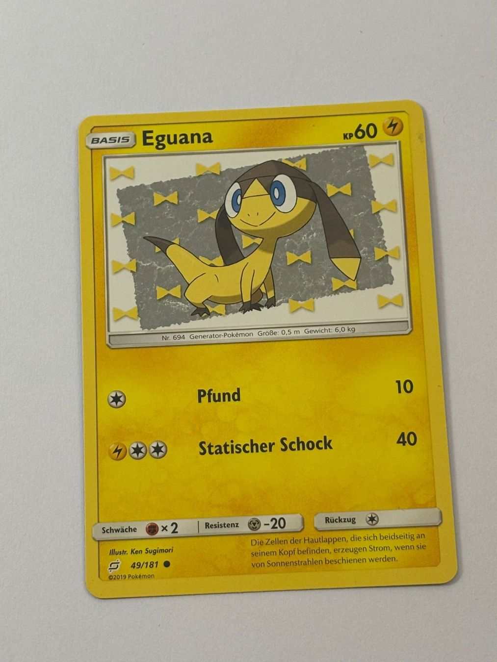 Pokémon Carte collezionabili: Pokemon-Karte Eguana 49/181 – Usato da Herisau venduto da Seyashop1