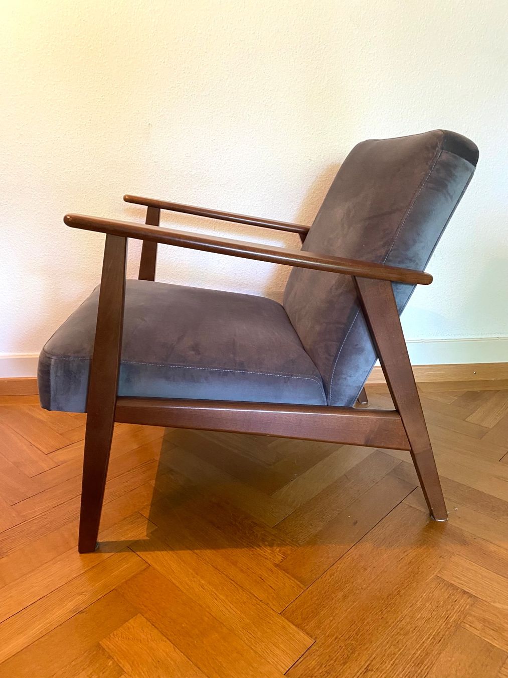 Poltrone: Design Sessel Chair Samt – Usato da Olten venduto da sportwelt 1