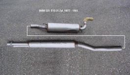 BMW-Chromstahlauspuffanlage zu BMW 520/6 E12 Sedan Limousine