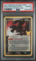 PSA 10 Nachtara Gold Star Celebrations 17/17 Deutsch