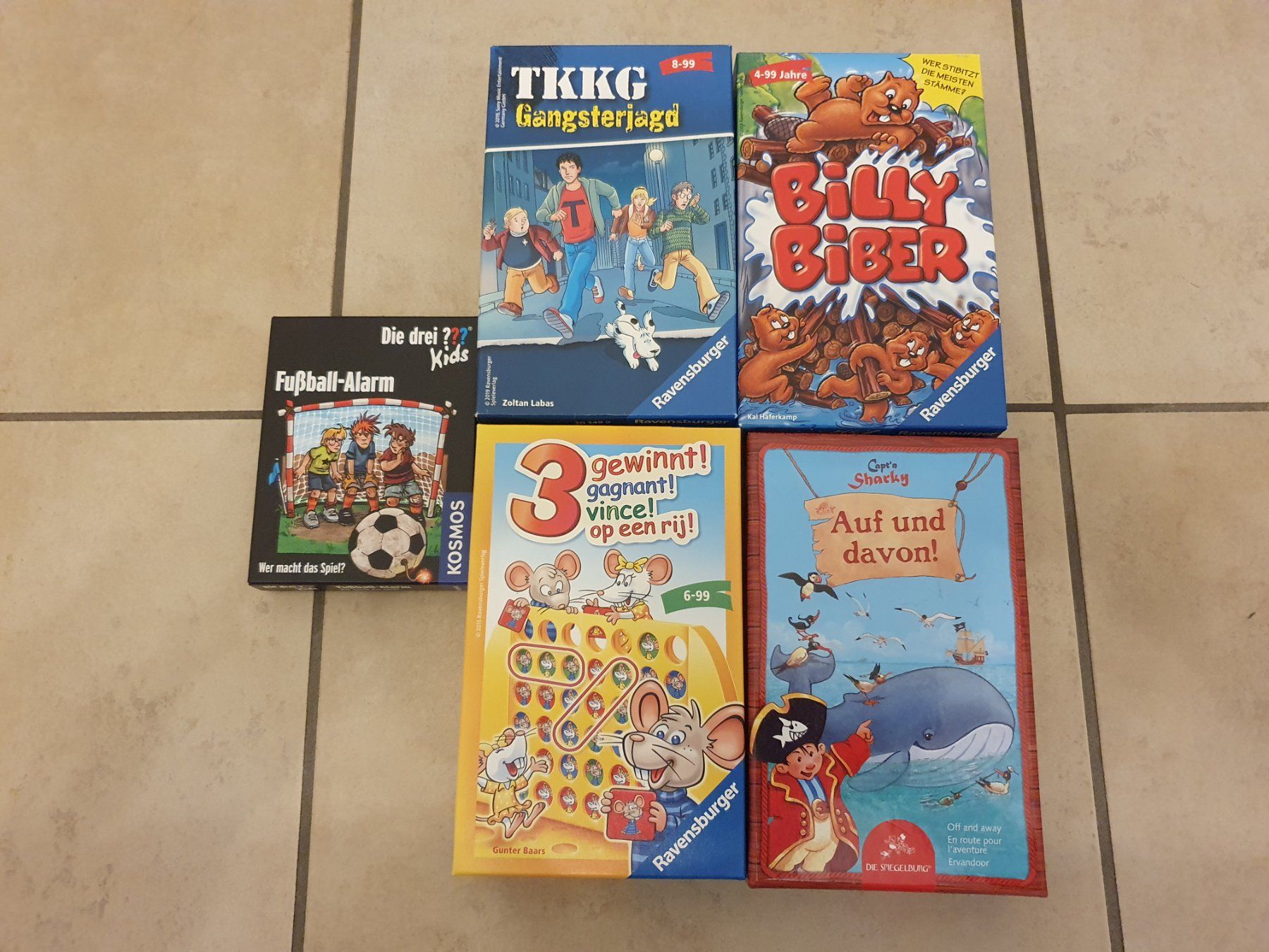 Giochi: Diverse Mitbringsel-Gesellschaftsspiele für Kinder – Usato da Therwil venduto da joc_mq6z