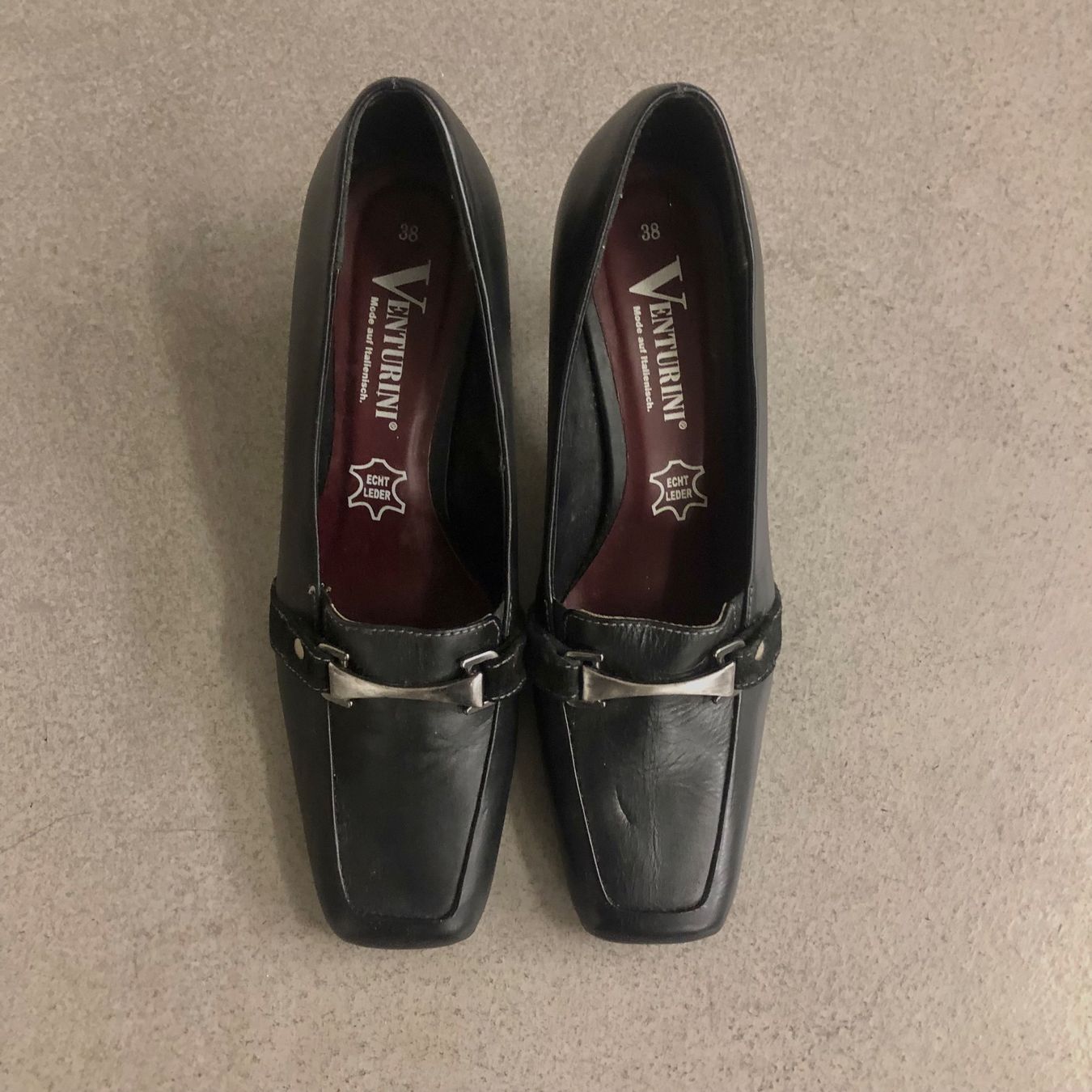 Scarpe da donna: Vintage Venturini schwarze Heels Leder, Gr. 38 – Usato da Brienz BE venduto da Kokolea84 3