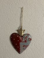 Dekoratives Herz mit Krone - Shabby Chic - Landhaus 