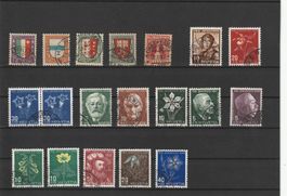 1917-2001 diverse gestempelte Marken PJ