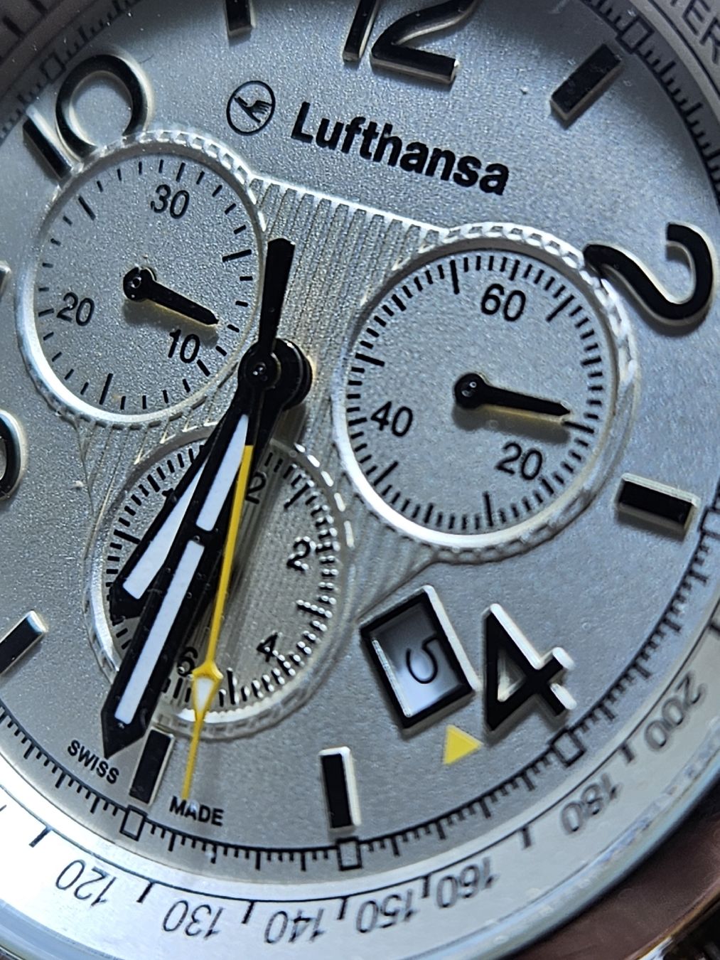 Orologi: Lufthansa Herrenuhr Chronograph 45mm – Usato da Flamatt venduto da pie_f9zm 3