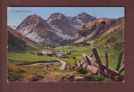DAVOS - In schönen Sertigtal - 1926 // Eckbug //