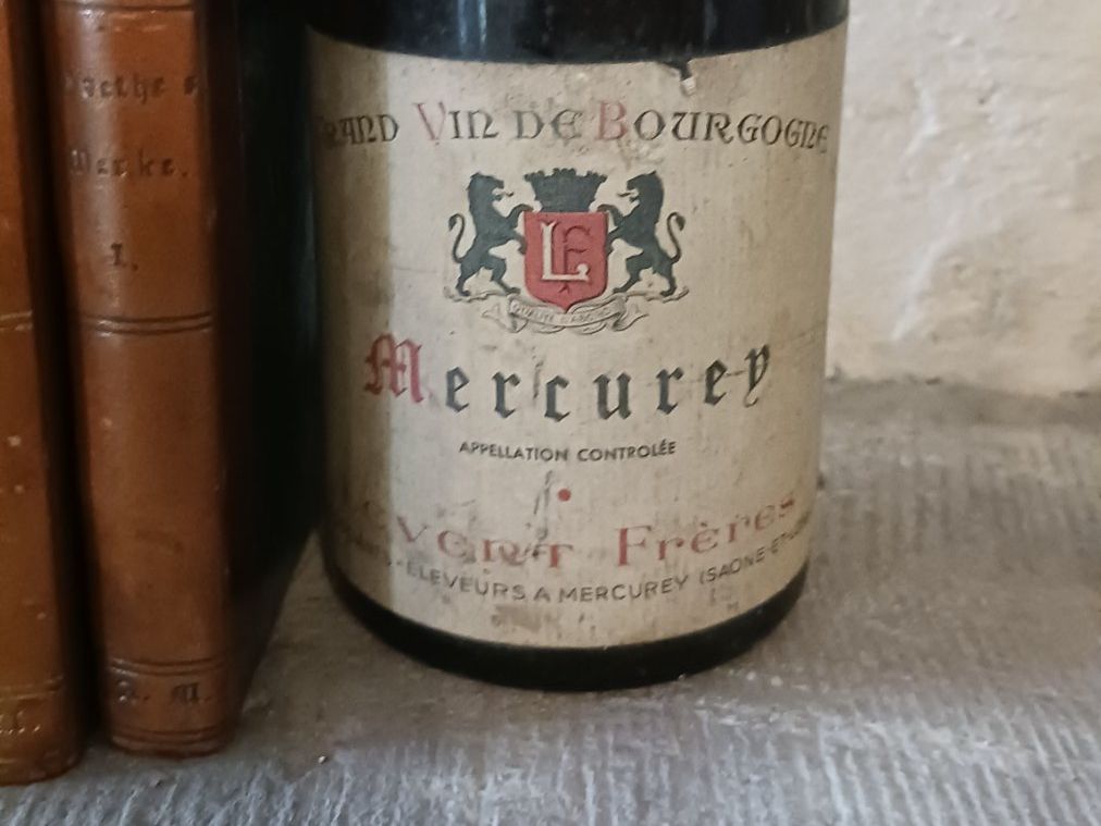 Wein: Antiker Rotwein, "Mercurey", 1958 – Gebraucht aus Basel von goldfinger63 1