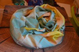 ECHARPE NEU - (S) - 40% SILK+BAUMWOLLE - CM 180X52