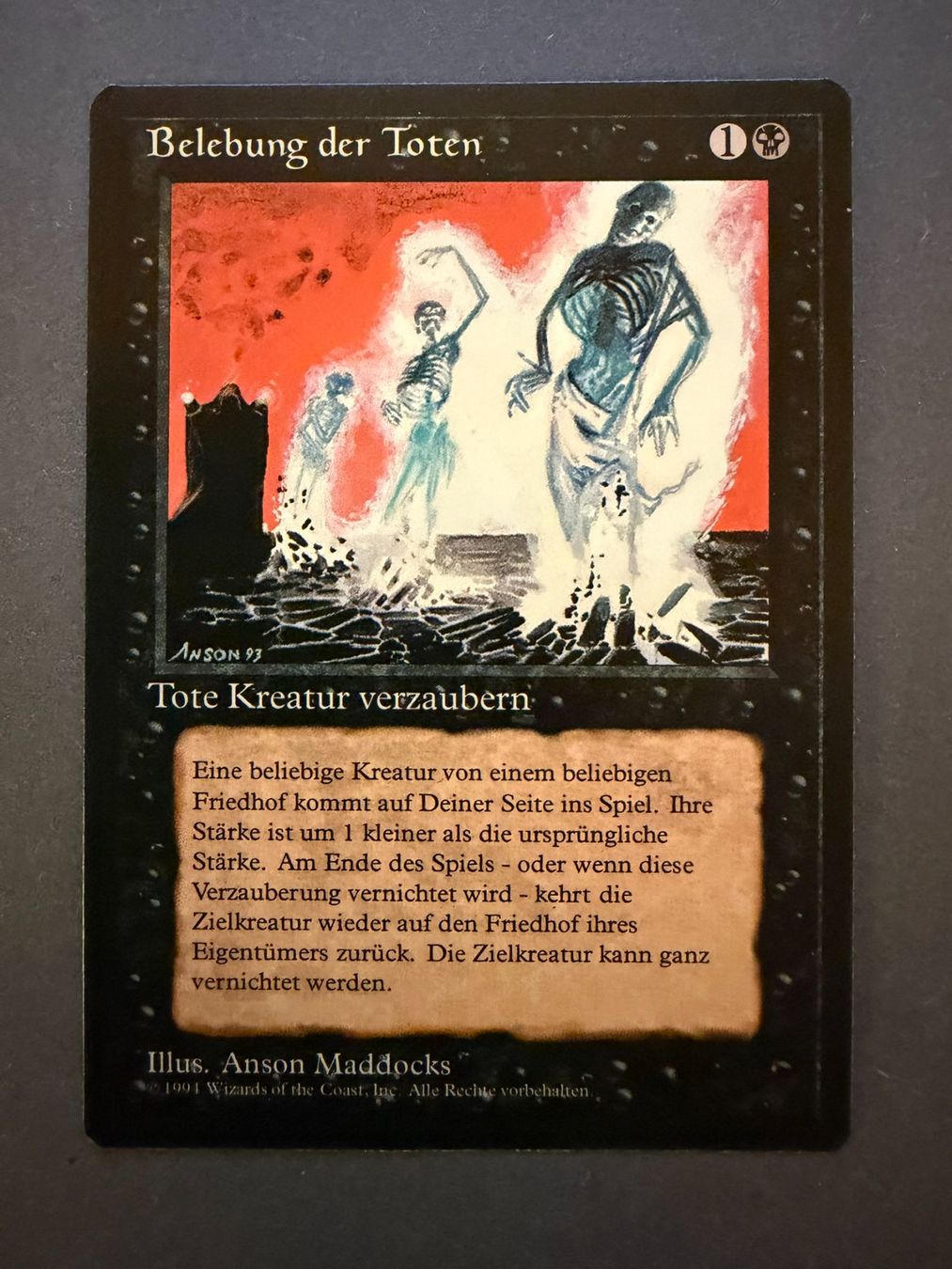 Magic The Gathering Carte collezionabili: Belebung der Toten // Foreign Black Bordered // Magic – Usato da Binz venduto da Tempelritter