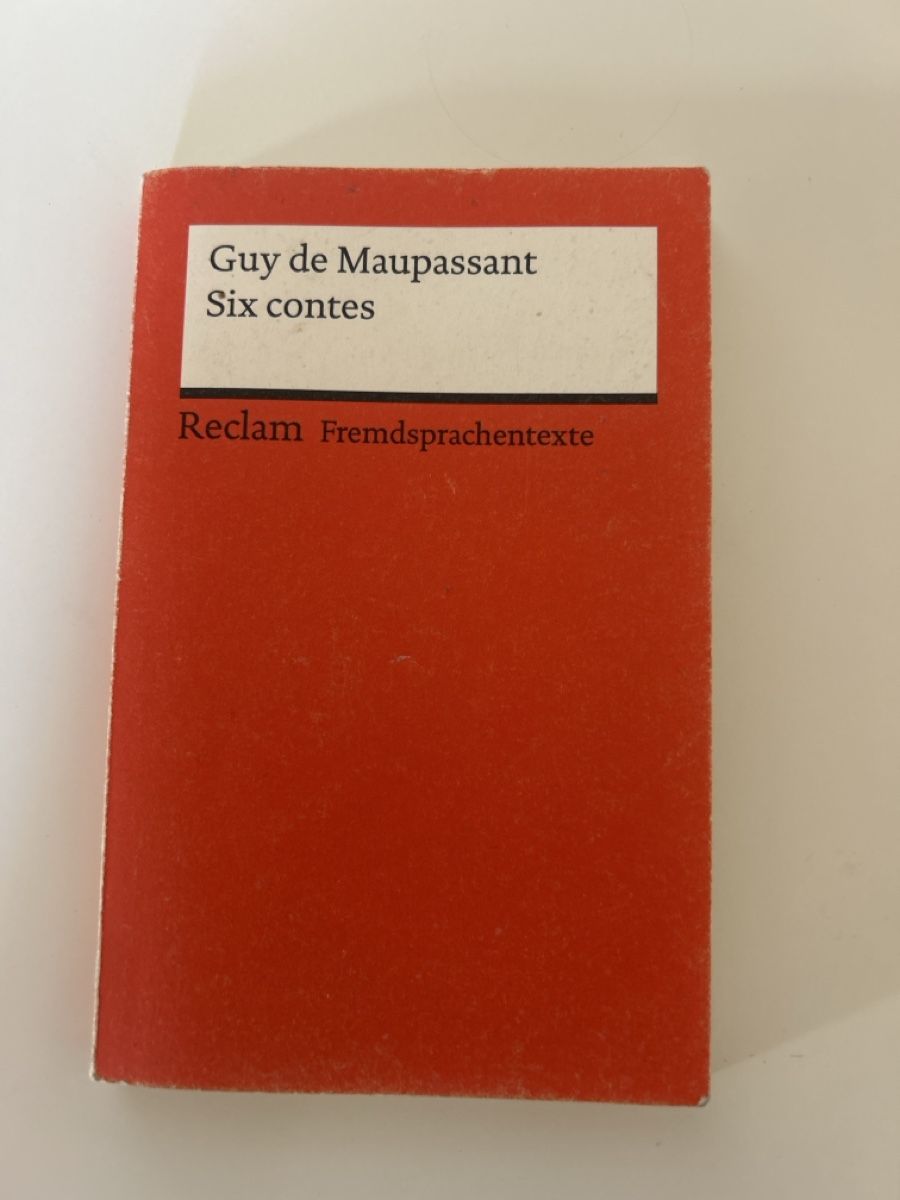 Libri: Six Contes (Guy de Maupassant) – Nuovo (secondo la descrizione) da Ins venduto da ile_gtn9