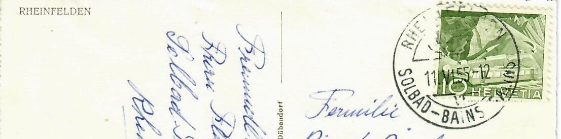 Ansichtskarten: Rheinfelden – Gebraucht aus Hochdorf von Ziegel-16 1